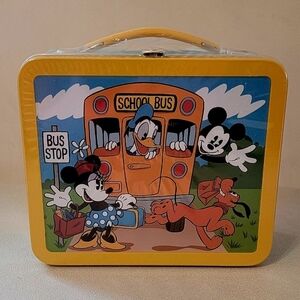 Disney Mickey Mouse and Friends Yellow Lunchbox